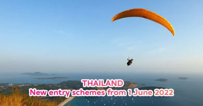 Thailand’s entry requirements from 1 June 2022